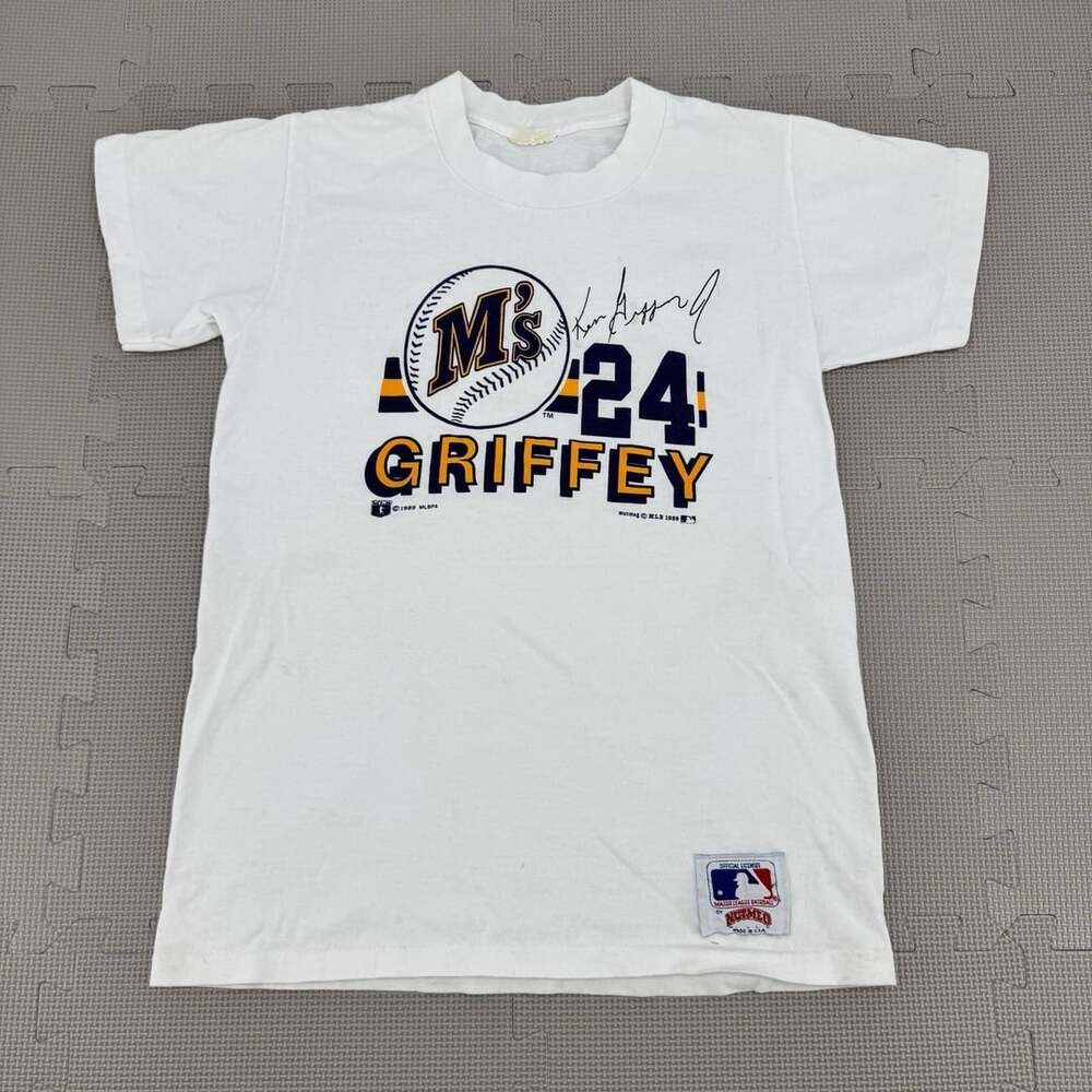 Nutmeg Ken Griffey Jr Seattle Mariners Vintage T-Shirt Size S
